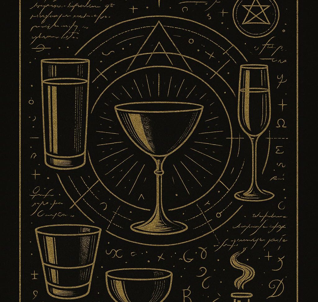 Il Calice della Trasmutazione: l’Arte dei Bicchieri nel Bartending